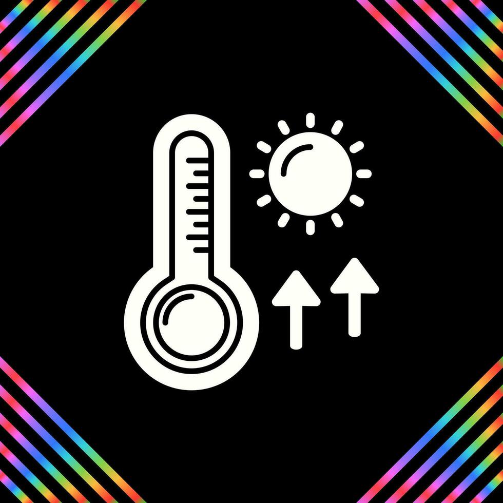 High Temperatures Vector Icon