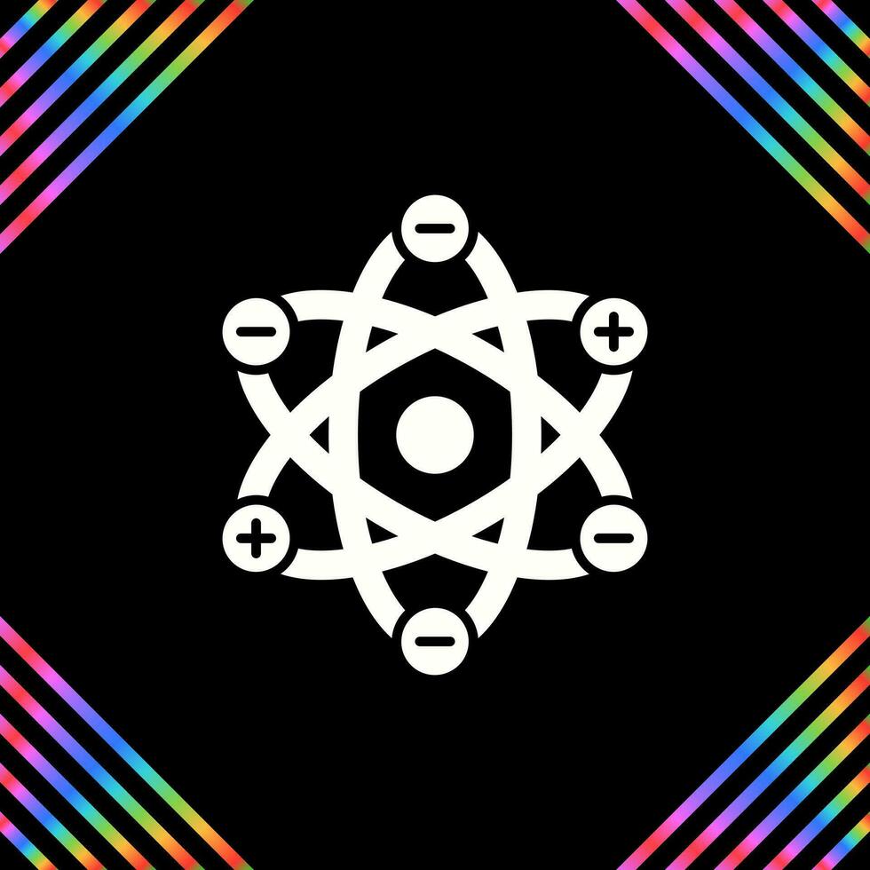 Atom Structure Vector Icon