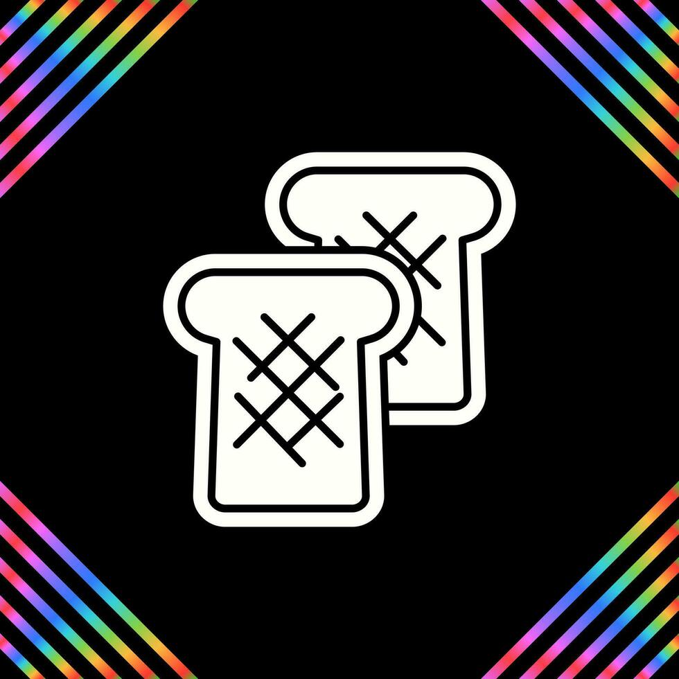 Toast Bread Vector Icon