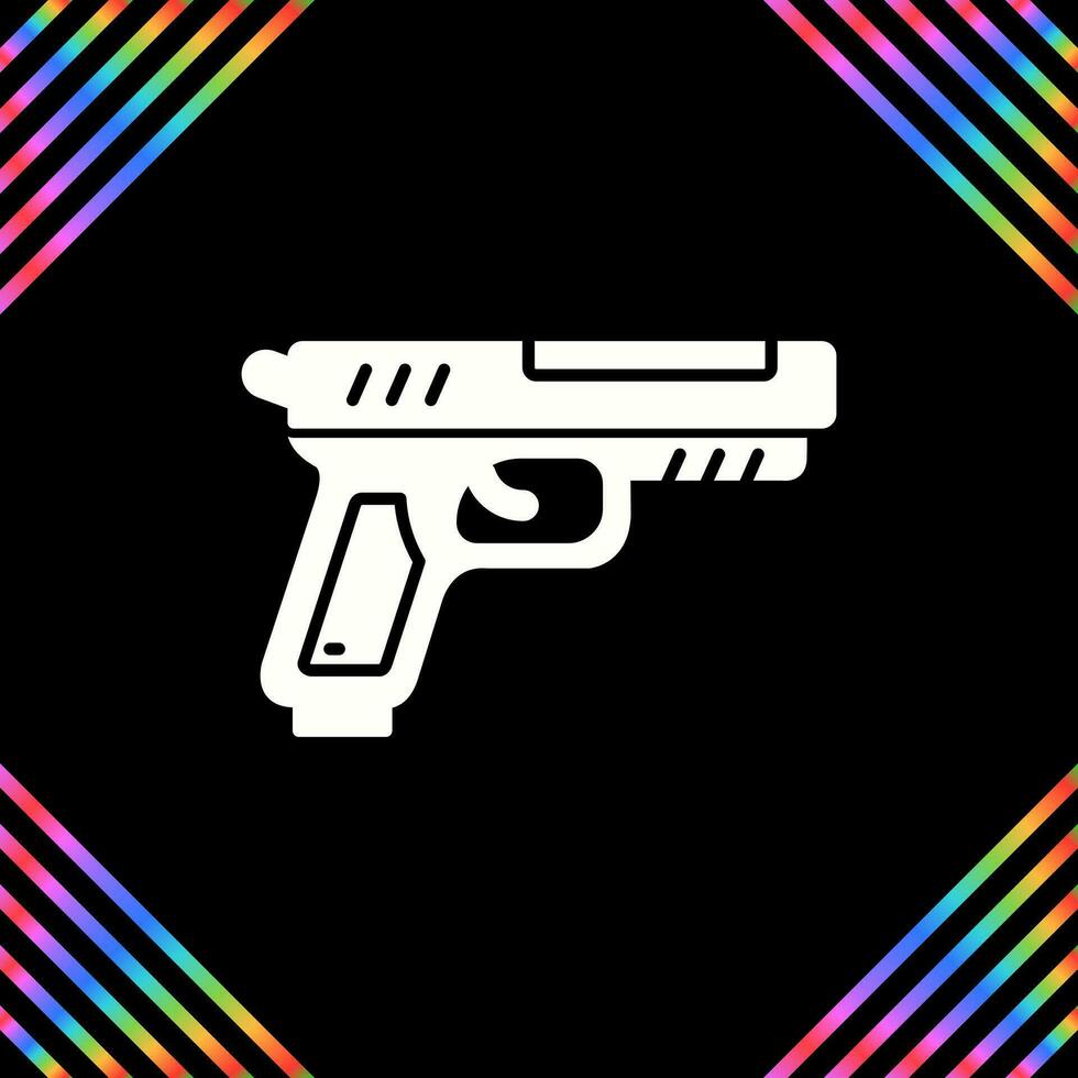 icono de vector de pistola