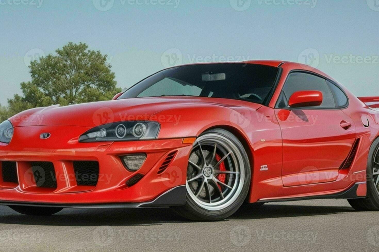 Sport car Toyota Supra JDM. Pro Photo