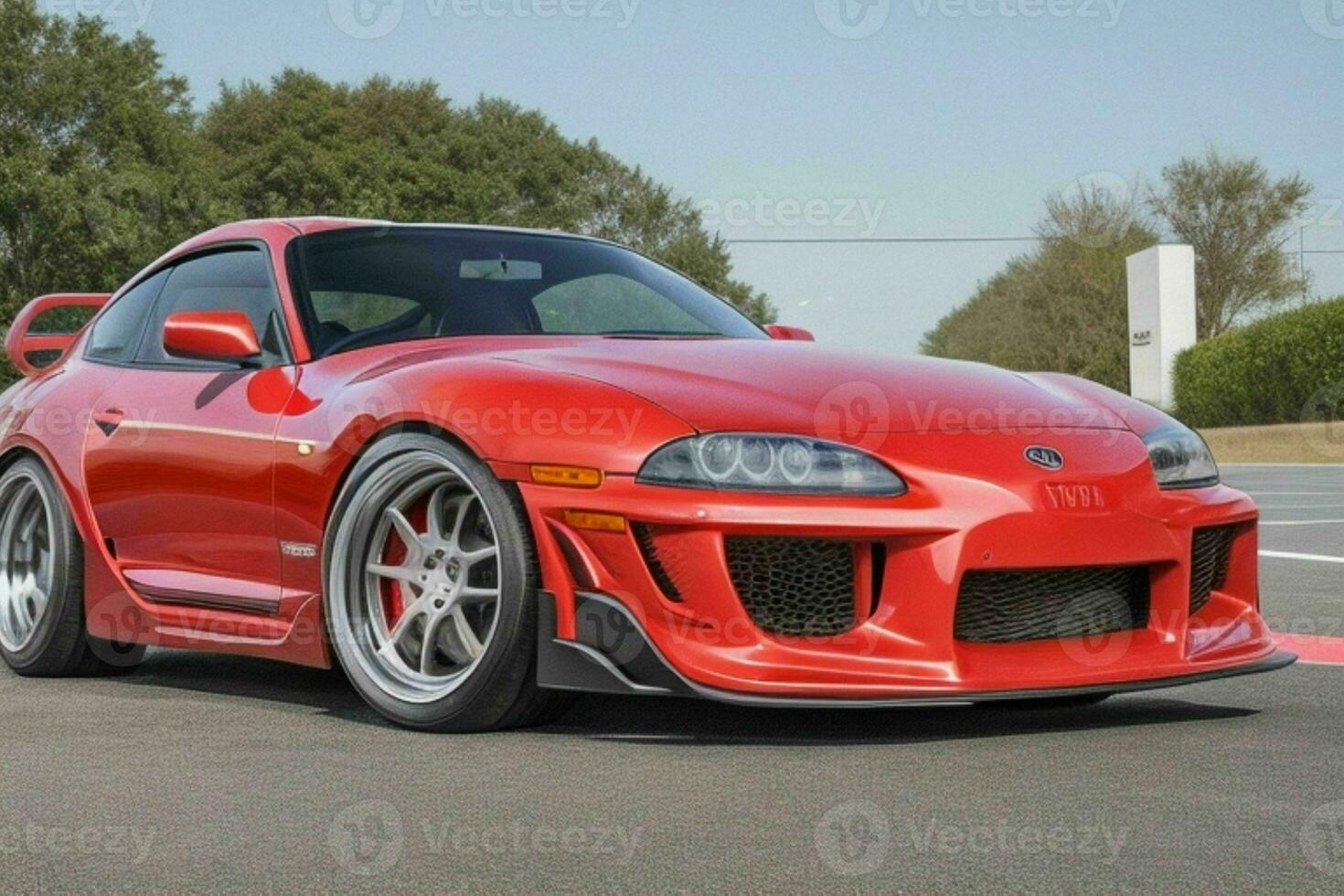 Sport car Toyota Supra JDM. Pro Photo