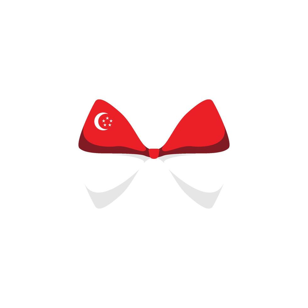 Singapore Element Independence Day Illustration Design Vector