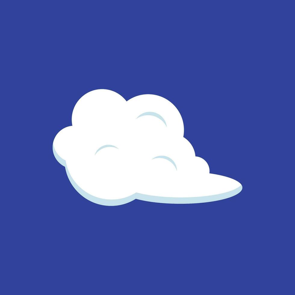 Cloud Element Vector Flat Design