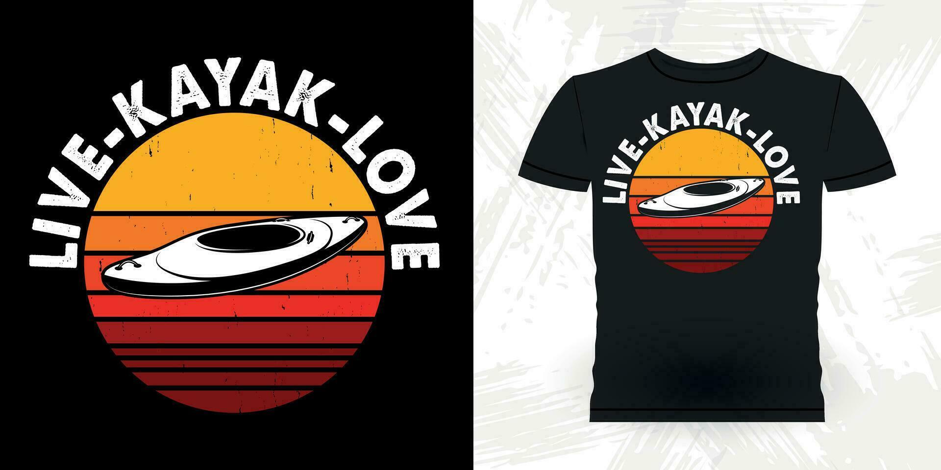 Kayaking Shirt - Vintage Retro Kayak T-Shirt Kayaking Shirt - Vintage Retro Kayak T-Shirt