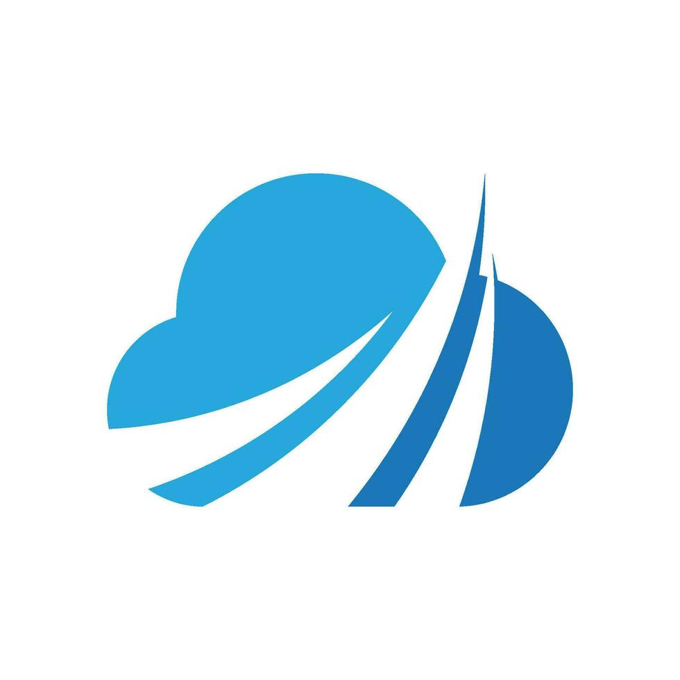 Cloud template vector