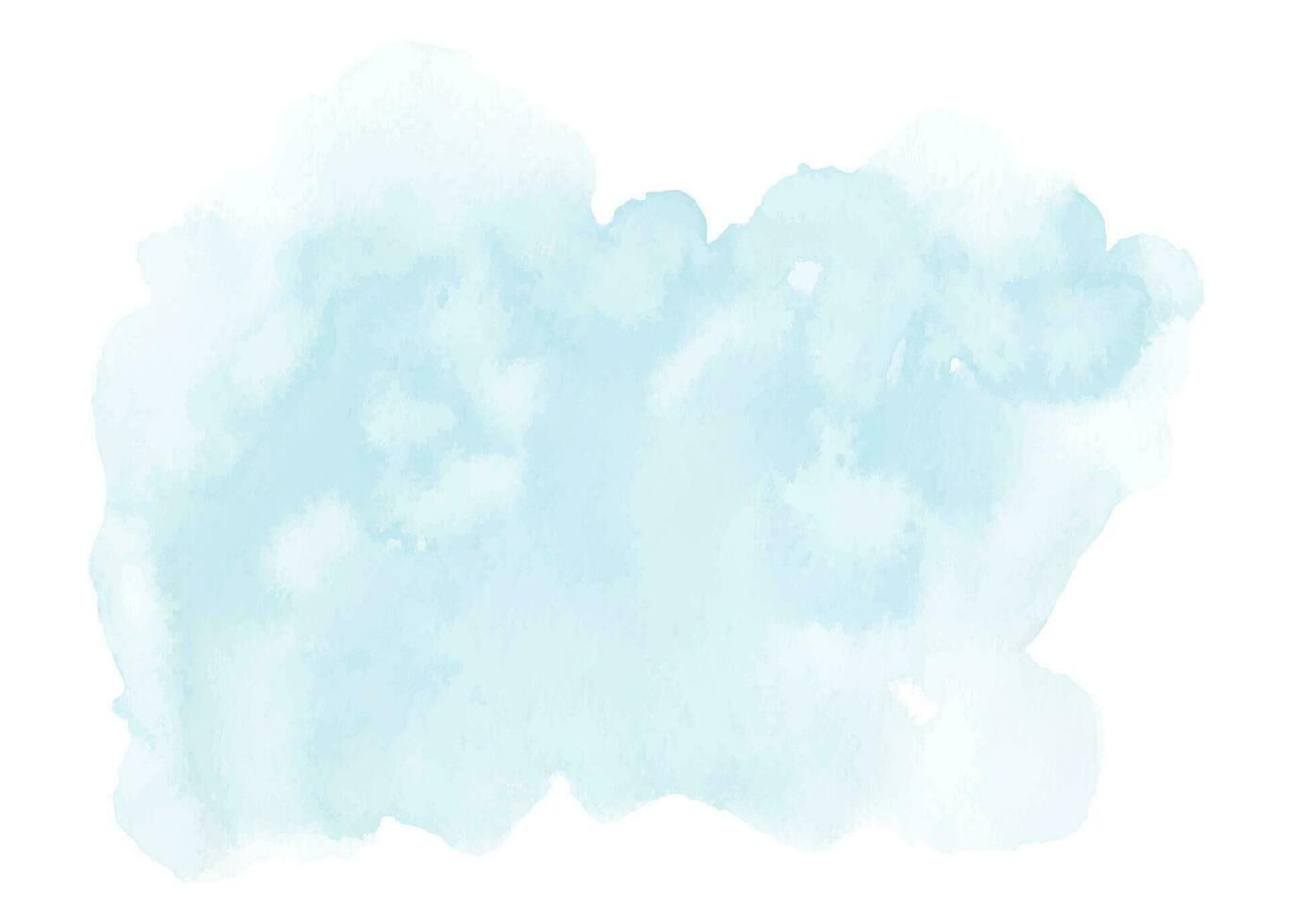 Abstract watercolor blue paint texture vector