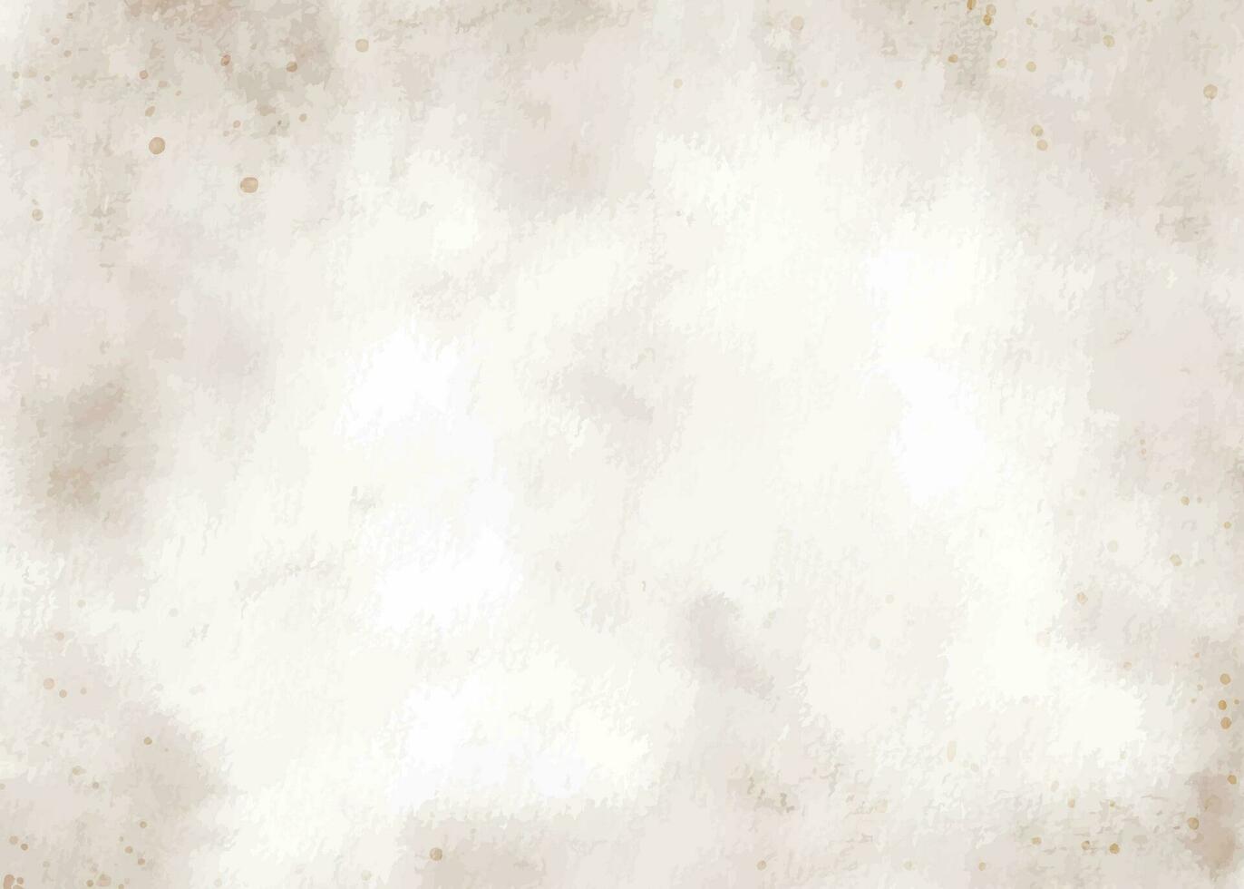 Old texture abstract background with brown watercolor stains vector