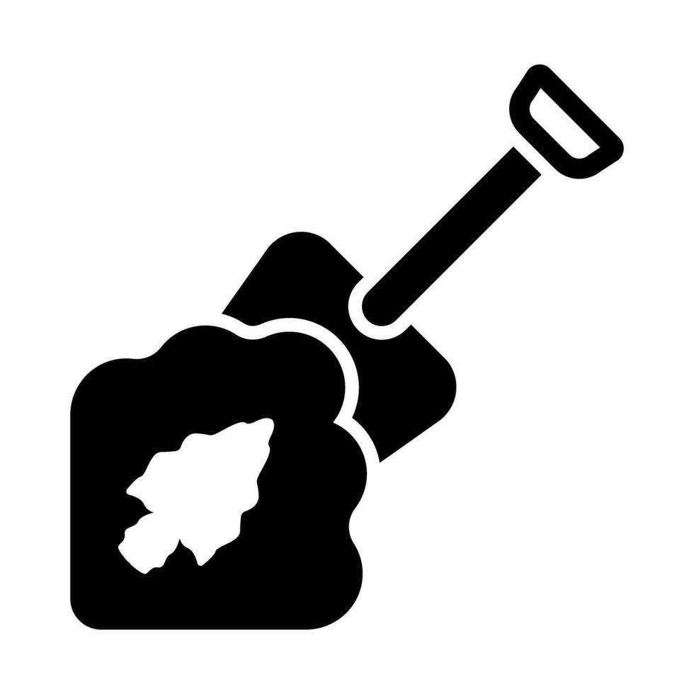 Excavation Vector Glyph Icon For Personal And Commercial Use.