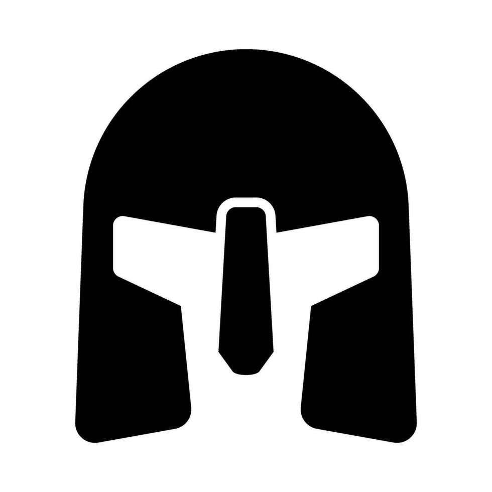 Helmet Vector Glyph Icon For Personal And Commercial Use.