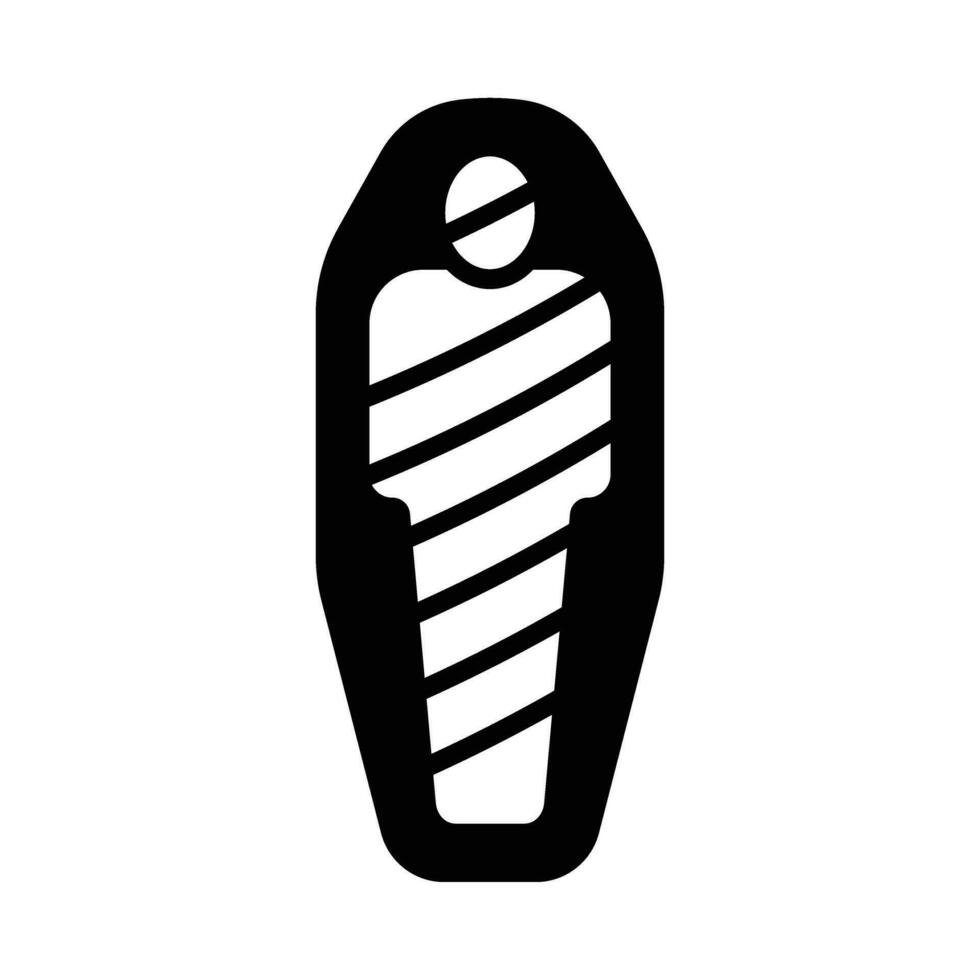 Mummy Vector Glyph Icon For Personal And Commercial Use.