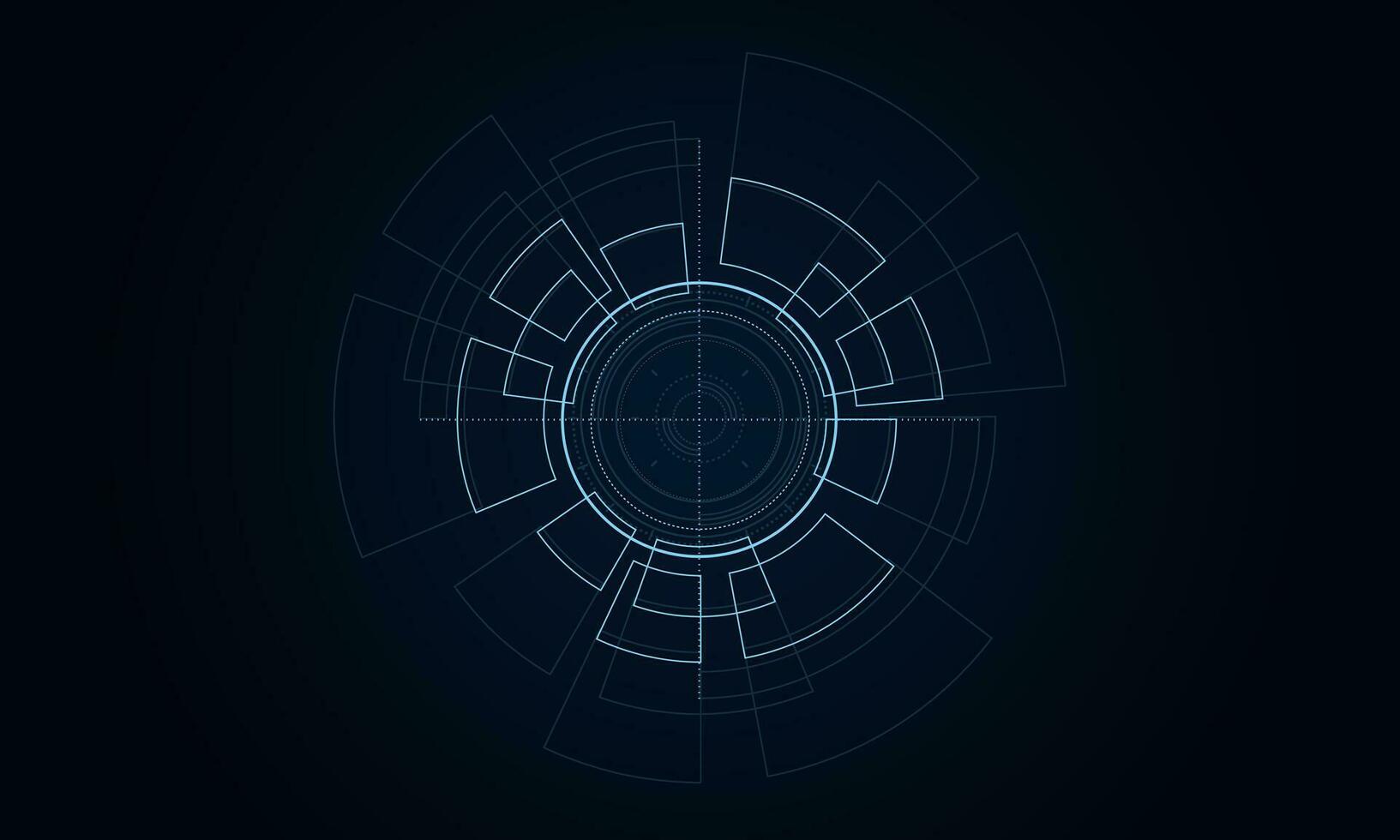 Sci fi futuristic user interface, HUD, Technology abstract background , Vector illustration.