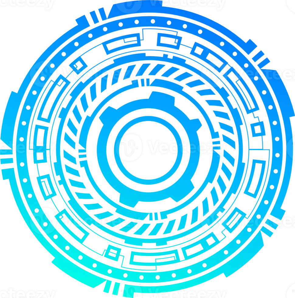 HUD futuristic element. Abstract optical neon aim. Circle geometric shape for virtual interface and games. Camera viewfinder for sniper weapon. png