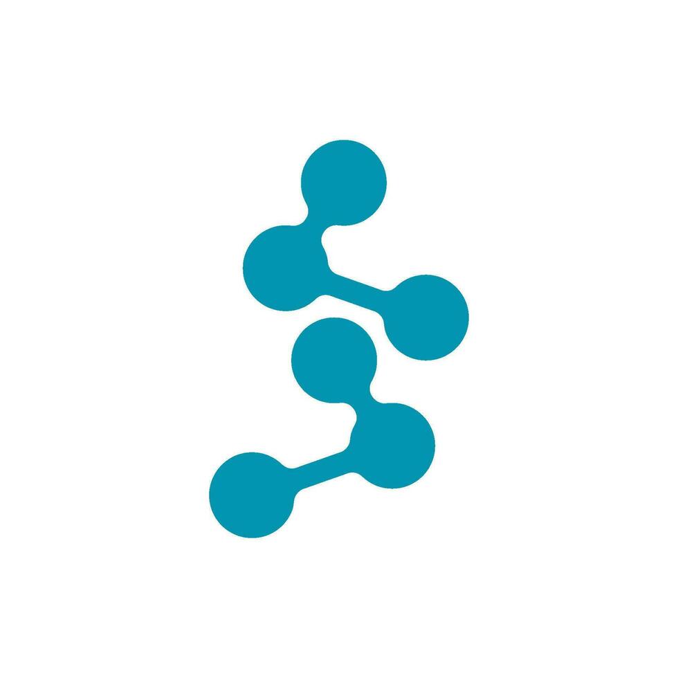 Molecule vector illustration design