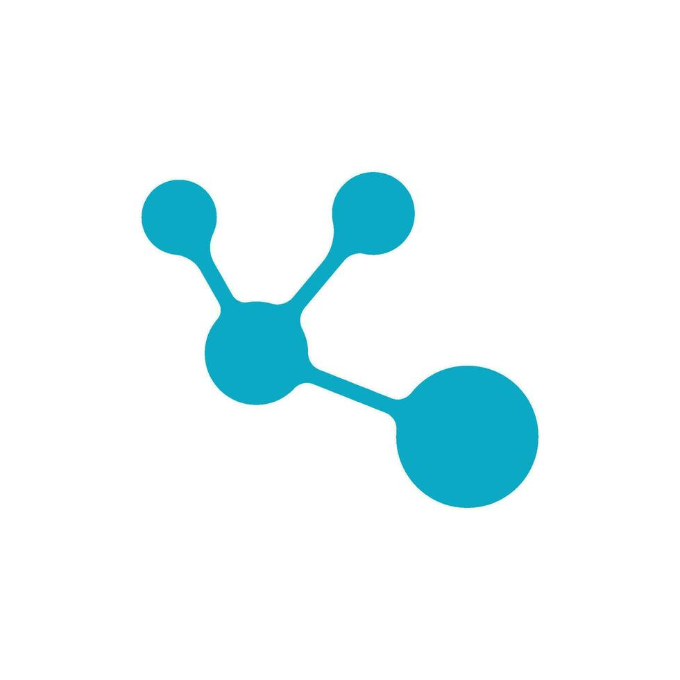 Molecule vector illustration design