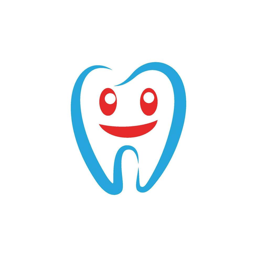 Ilustración de vector de plantilla de logotipo dental