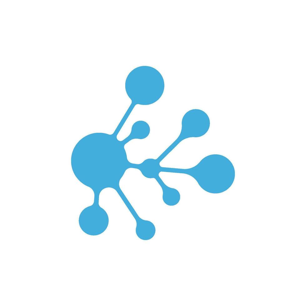 Molecule symbol logo template vector