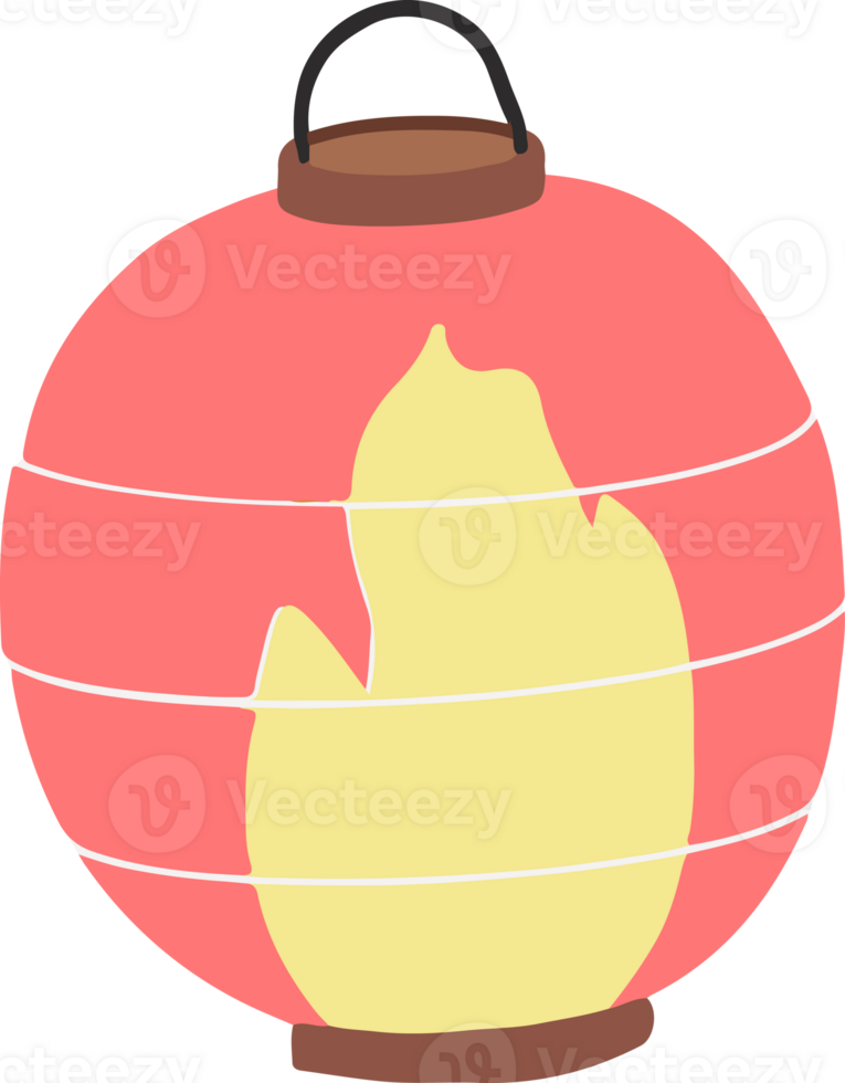 Paper lantern illustration png