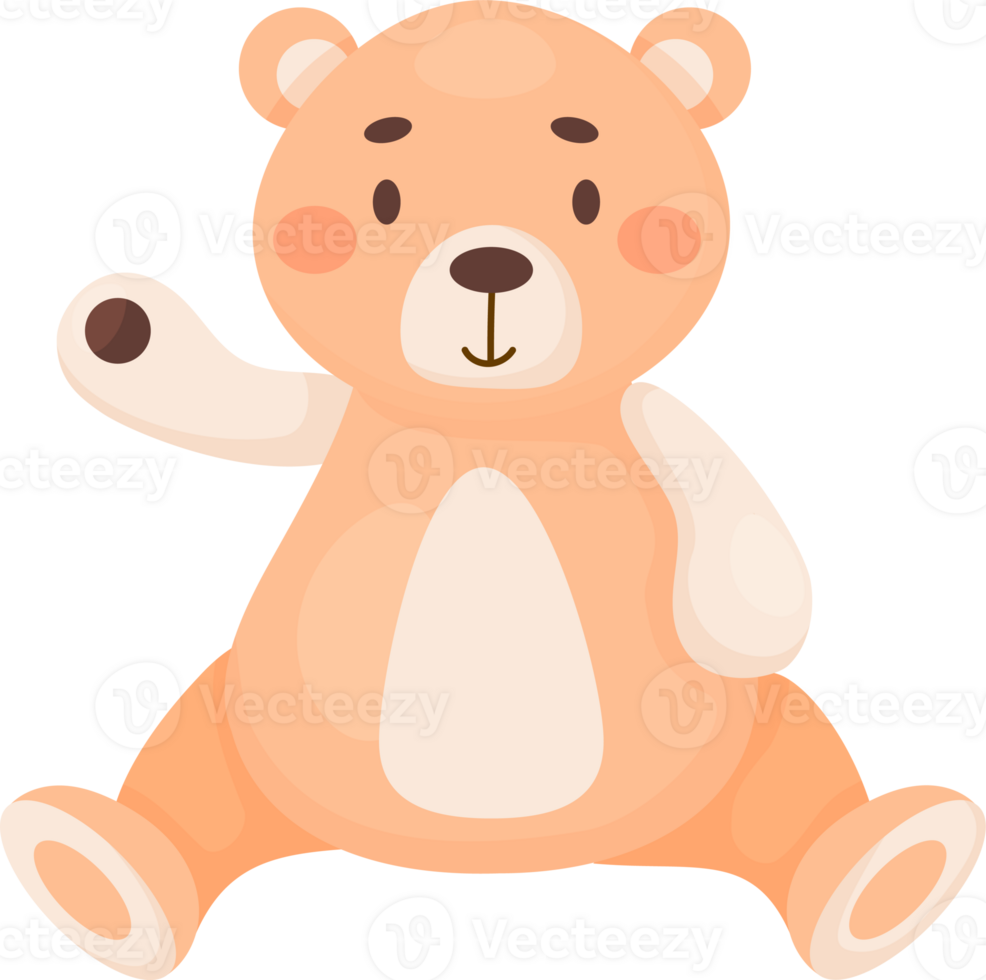 Children toy teddy bear png