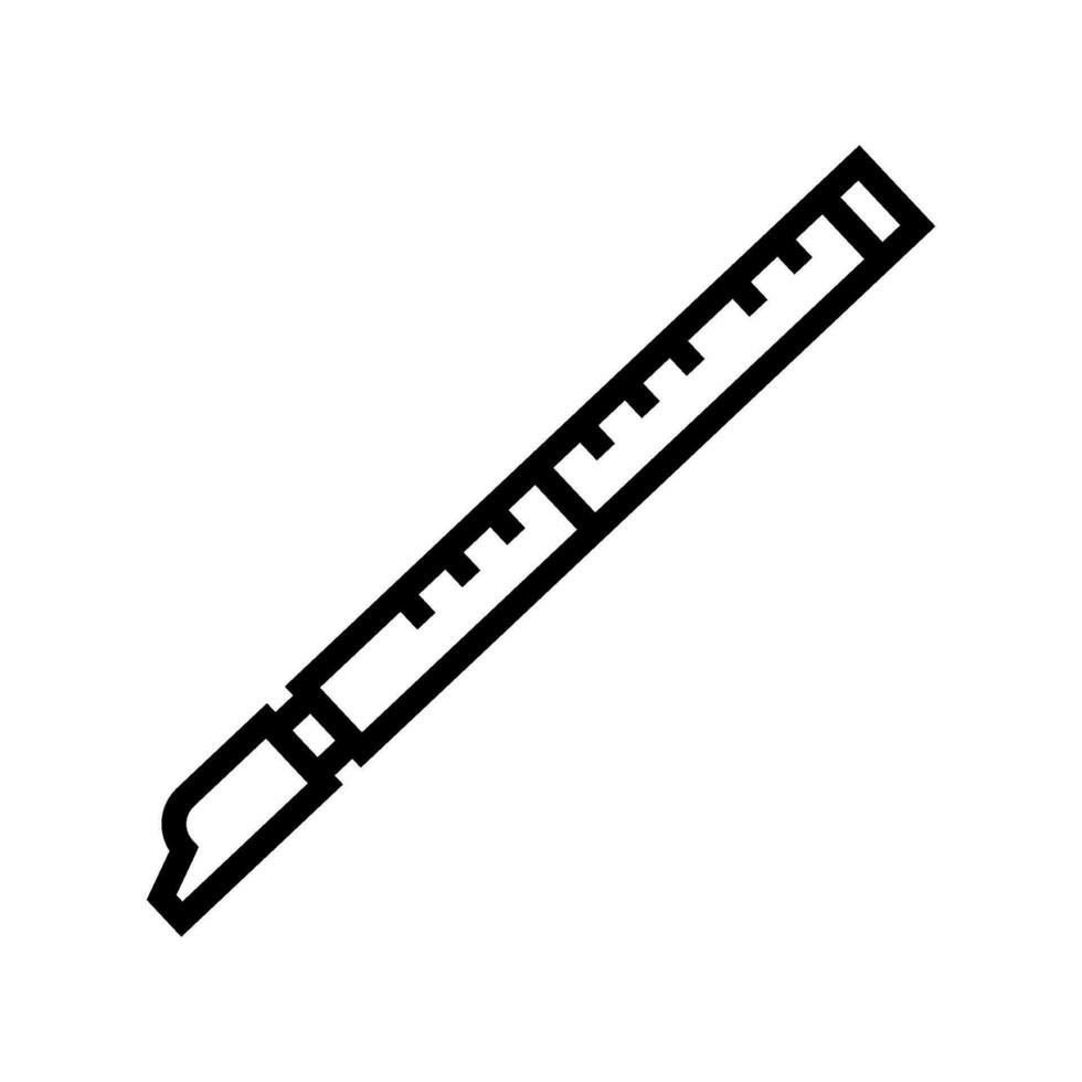 taoist flute taoism line icon vector illustration