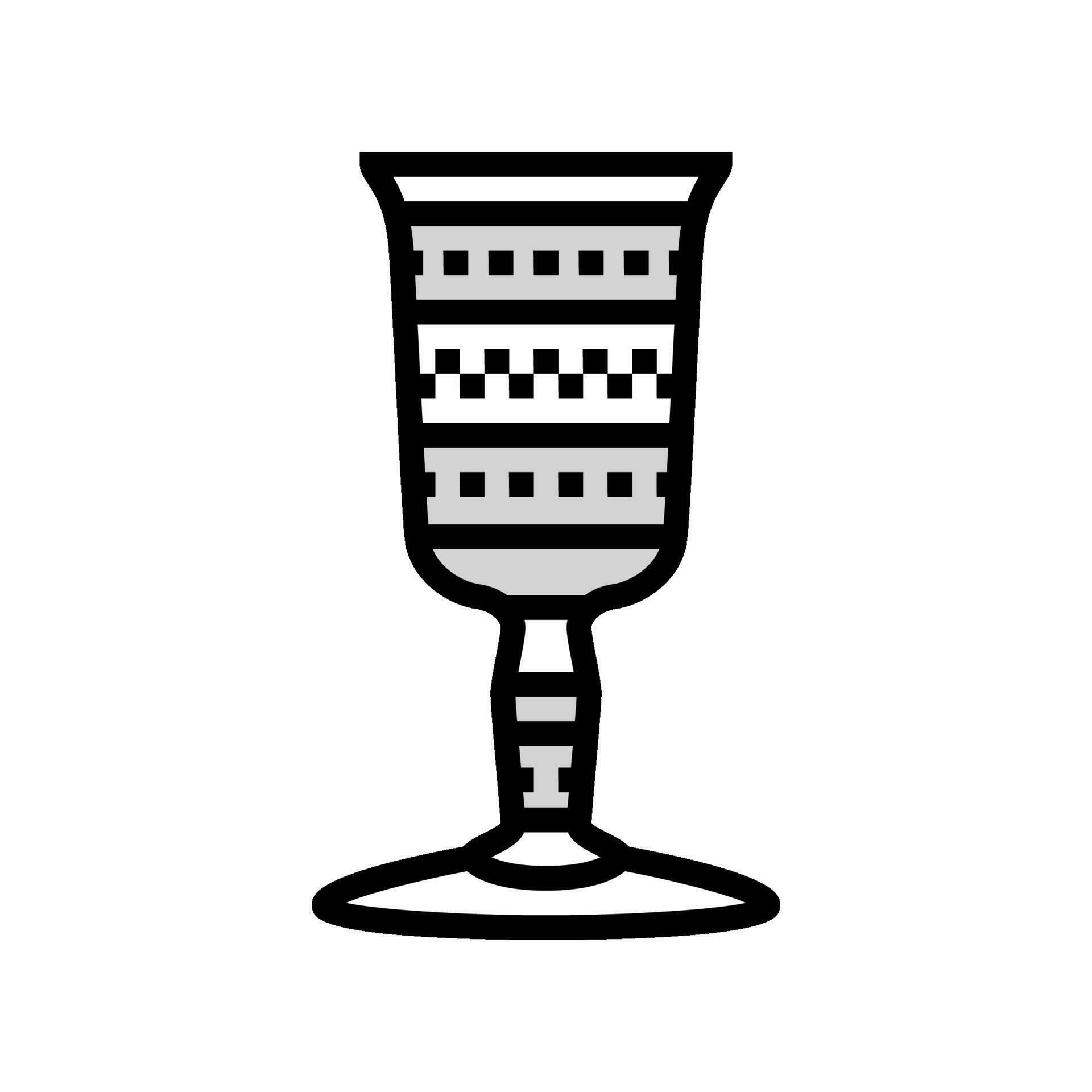 kiddush cup jewish color icon vector illustration 28086011 Vector Art