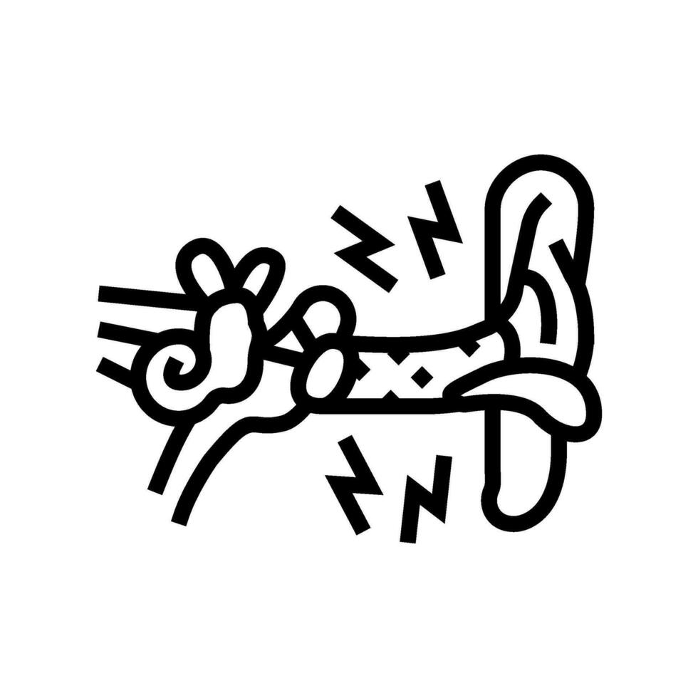 ear infection audiologist doctor line icon vector illustration 28086584 Vector Art at Vecteezy