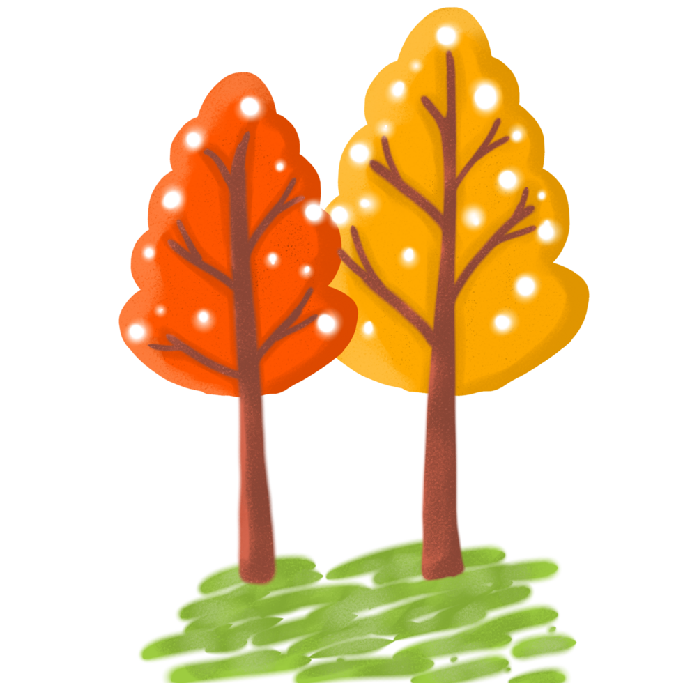 tree with autumn leaves png