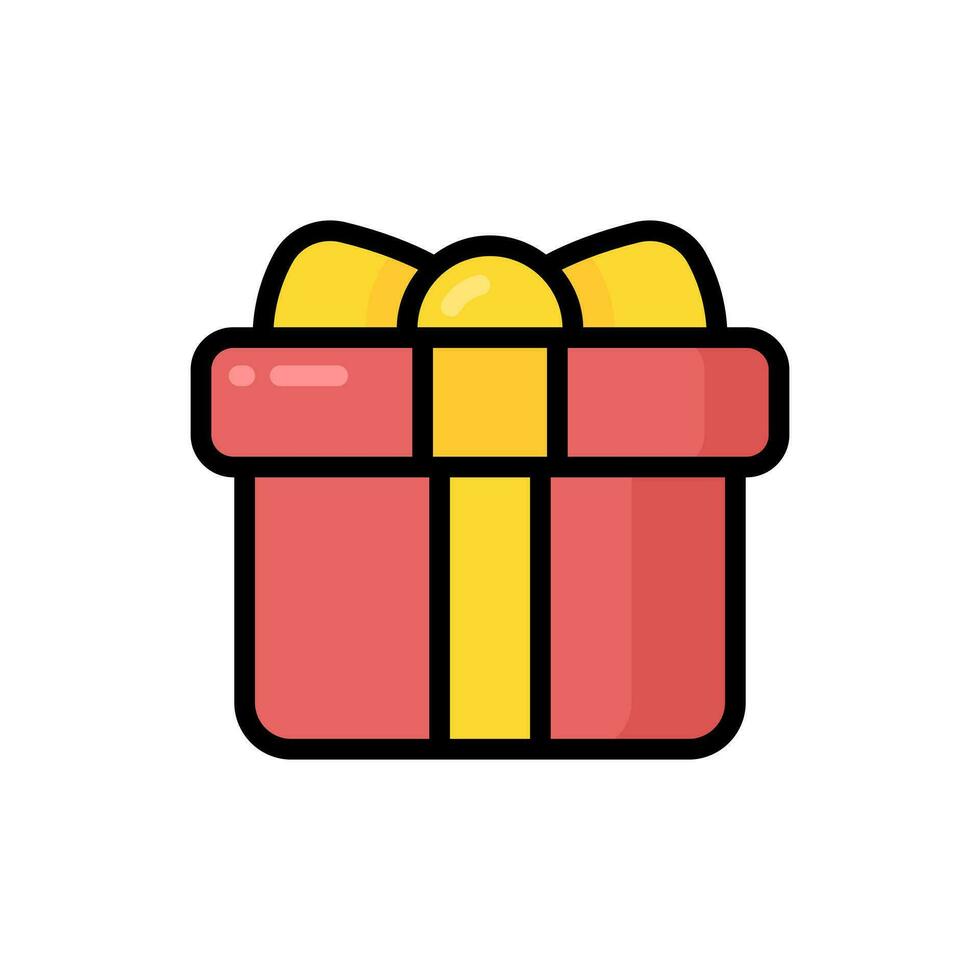 Gift Cartoon Vector Icon Illustration. Birthday Icon Concept Isolated ...