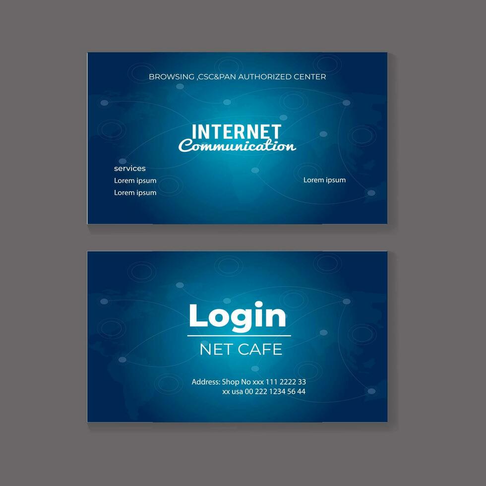 Simple Business Card Layout,morden business card vector