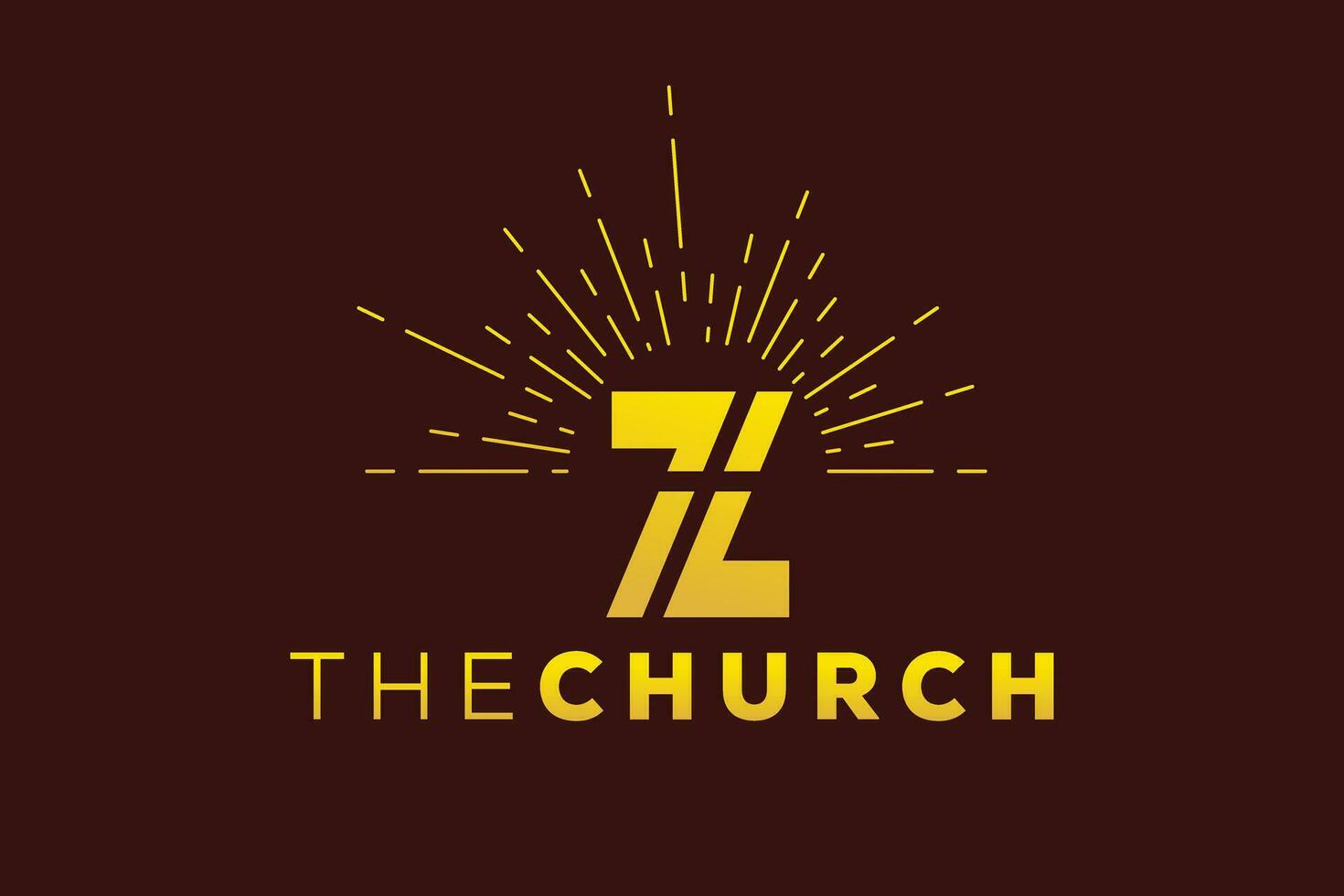 Trendy and Professional letter Z church sign Christian and peaceful vector logo design