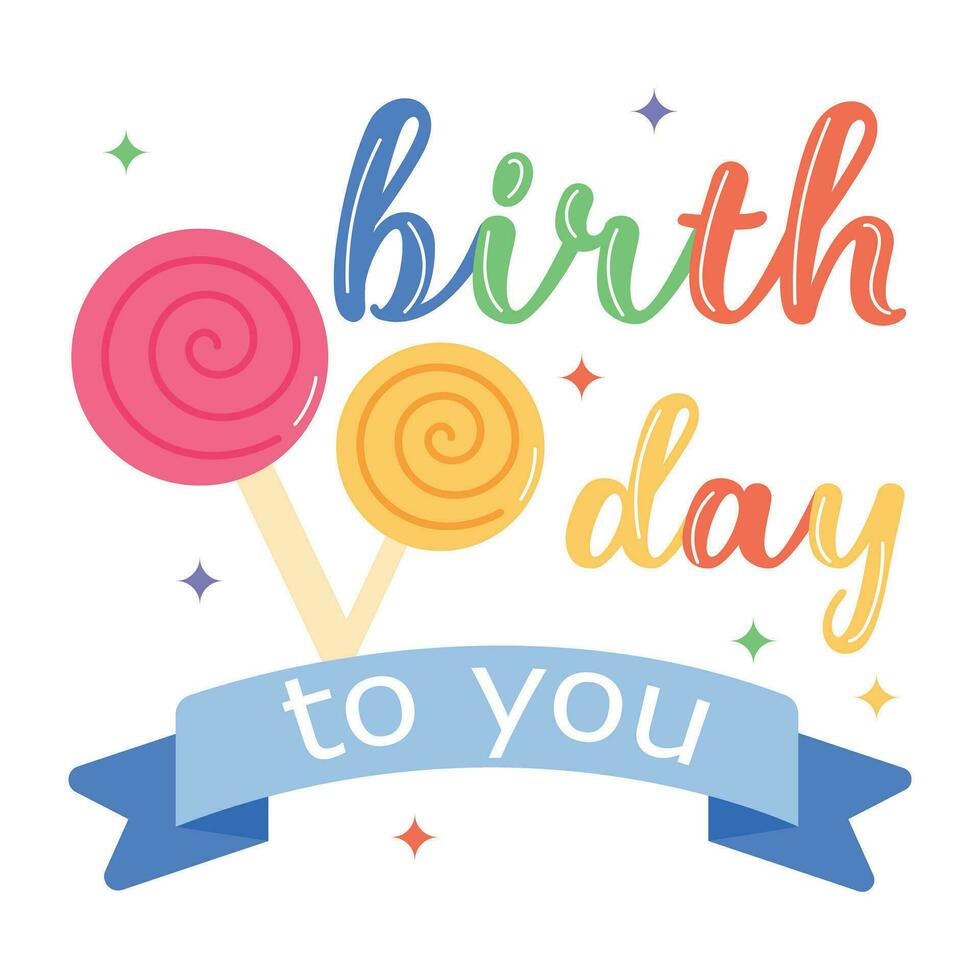 Birthday to You vector