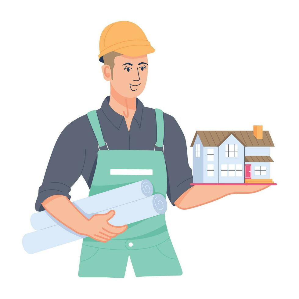 Trendy Architect Concepts vector