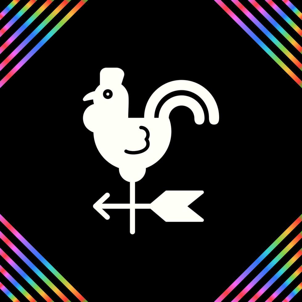 Wind Vane Vector Icon