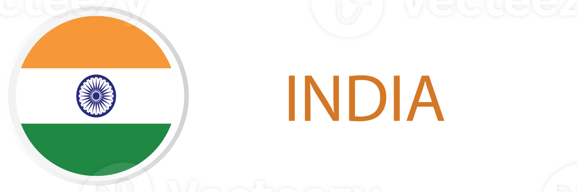 India flag in web button, button icons. png