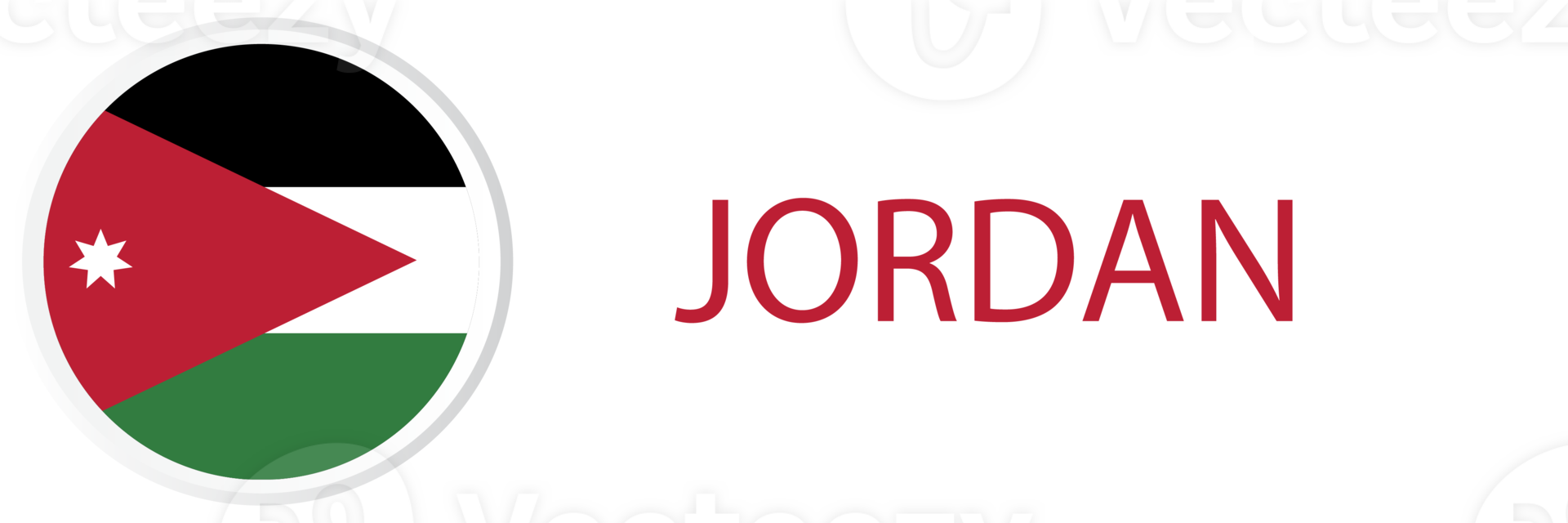 Jordan flag in web button, button icons. png