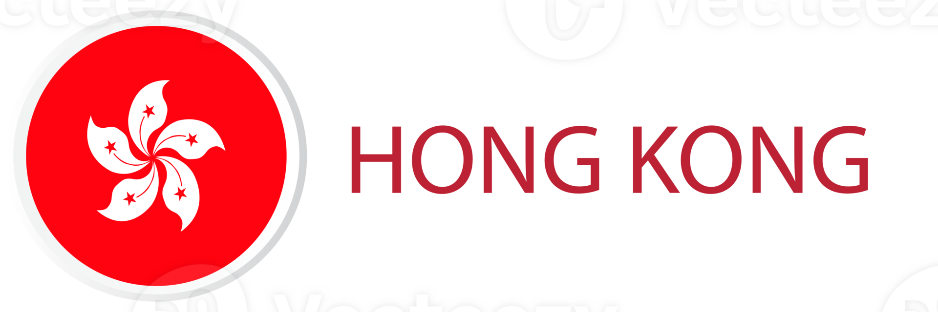 Hong Kong flag in web button, button icons. png