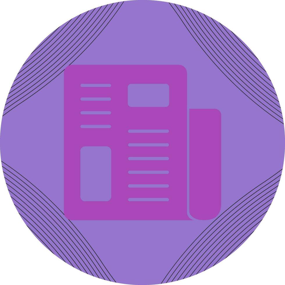 Newspaper Vector Icon