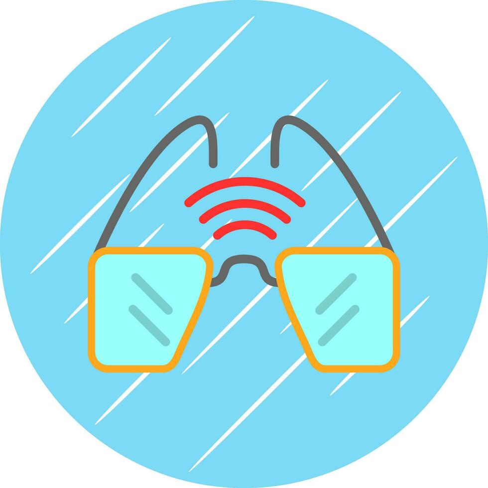 Smart Glasses  Vector Icon Design