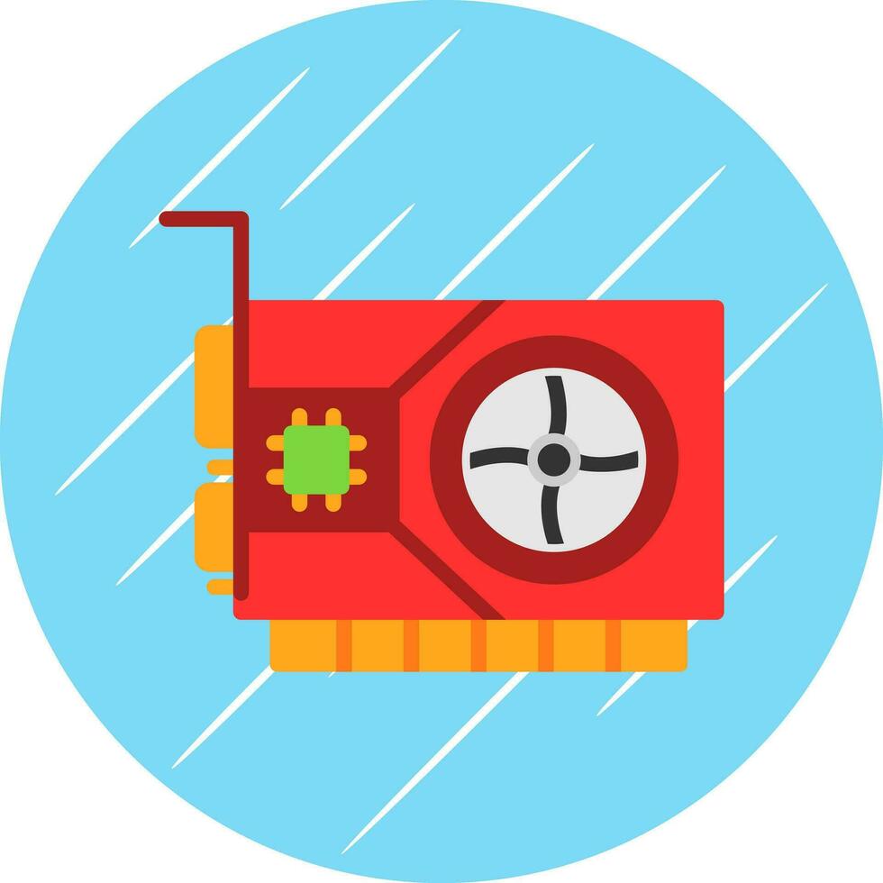 Graphic Card  Vector Icon Design