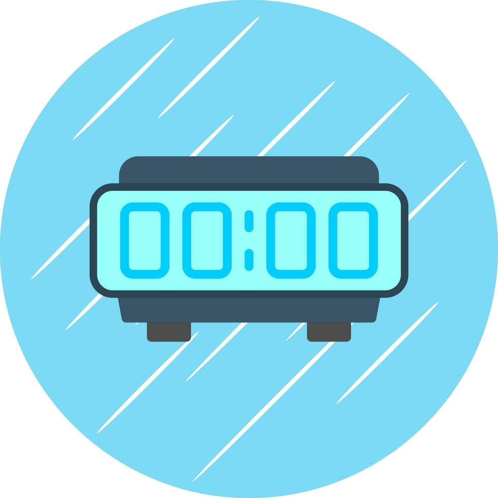 Digital Alarm Clock  Vector Icon Design