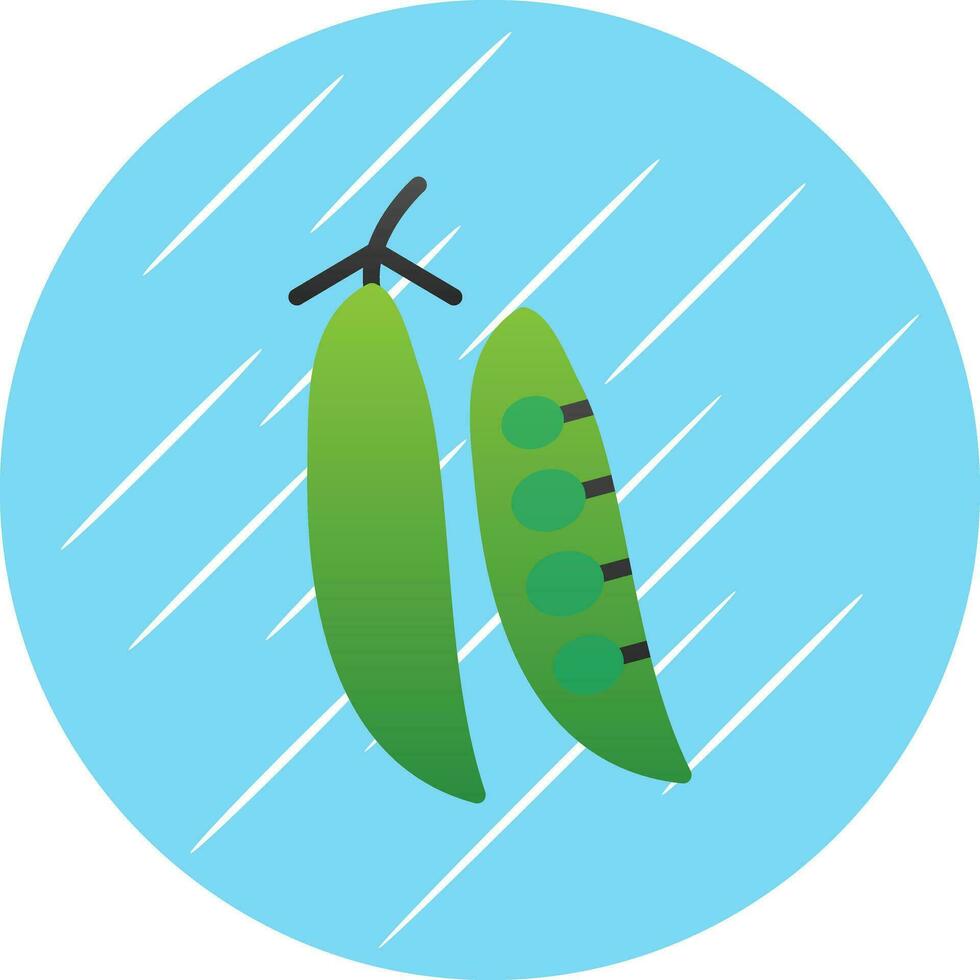 Peas Vector Icon Design