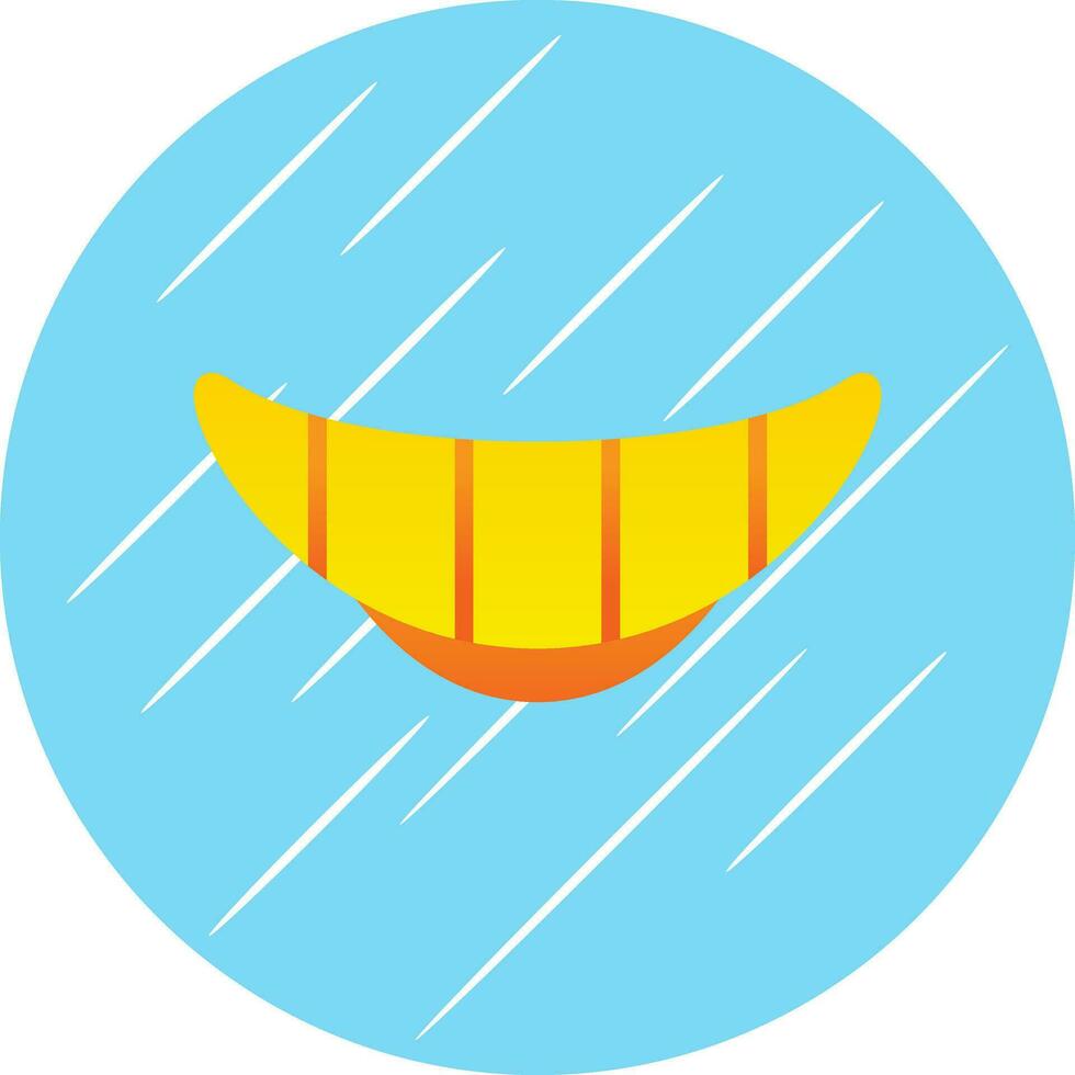 diseño de icono de vector de croissant