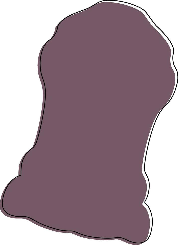 Tombstone Halloween decoration holiday elements. vector