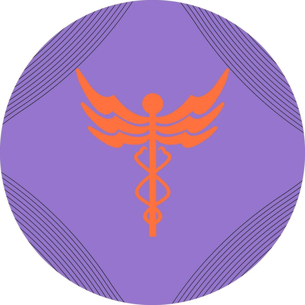 Caduceus Vector Icon