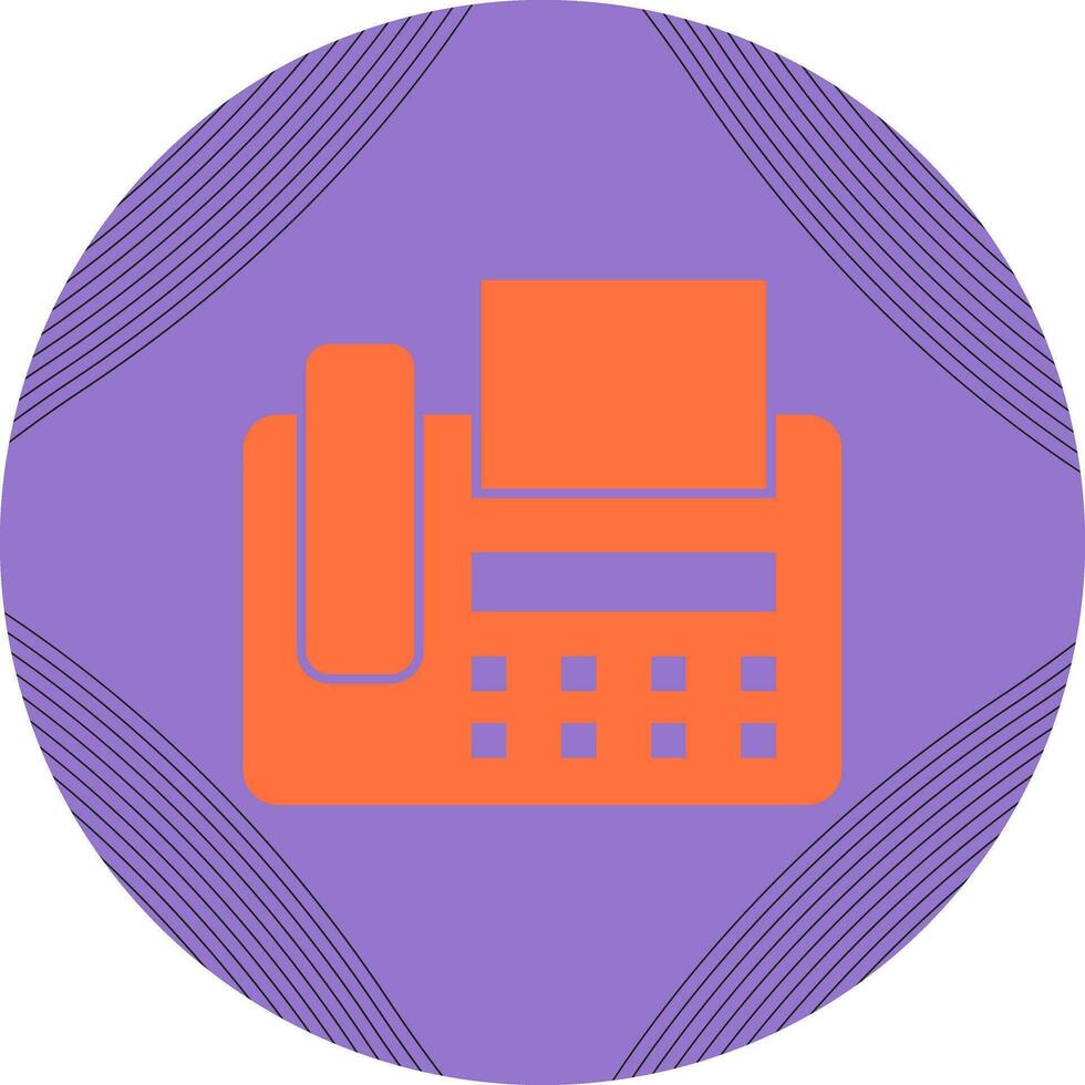 Fax Machine Vector Icon