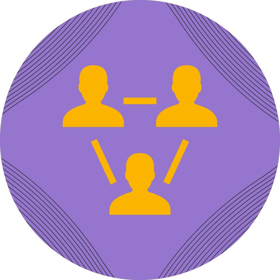 Connected Users Vector Icon