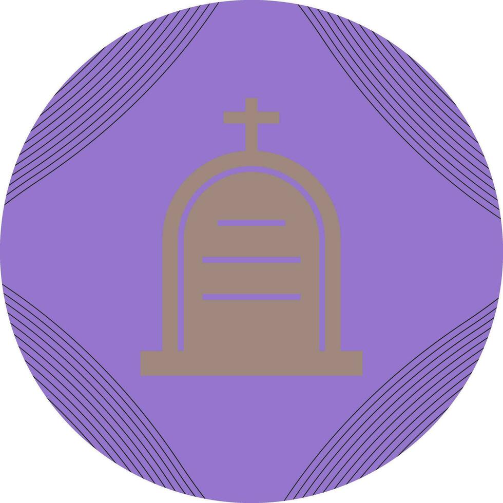 icono de vector de cementerio