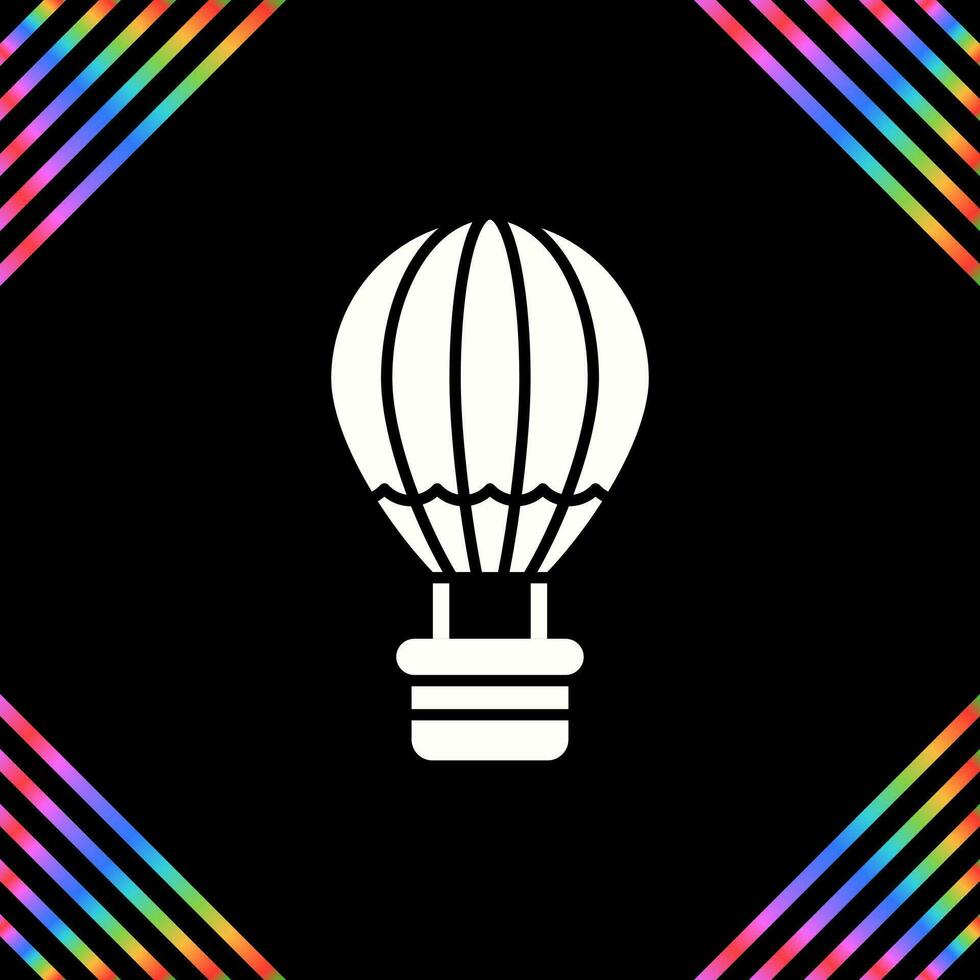 Hot Air Balloon Vector Icon