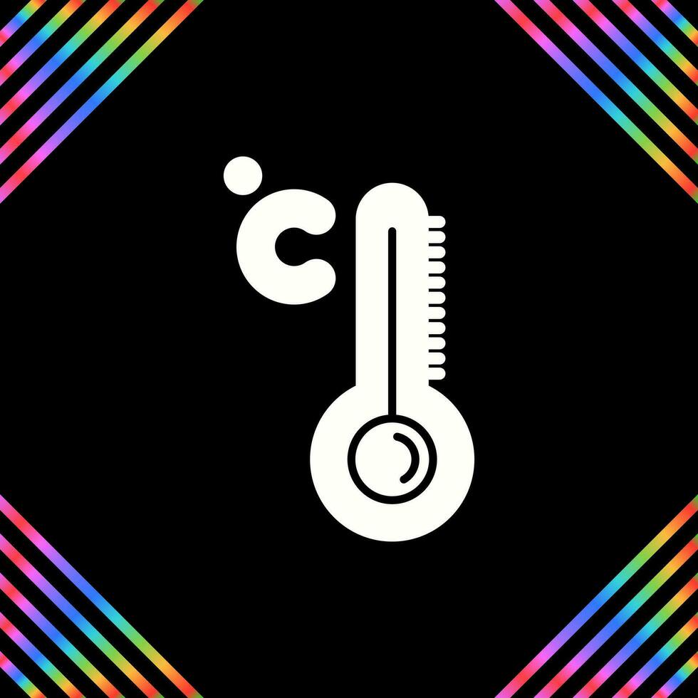 icono de vector de alta temperatura