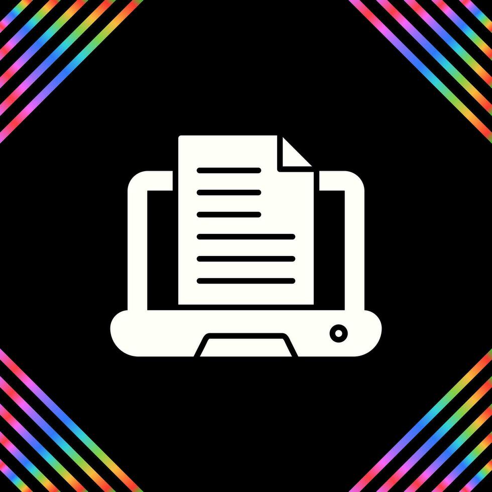 Content Writing Vector Icon